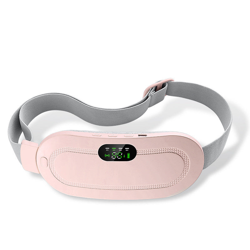 Heating and warming uterine vibration massage device